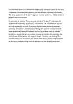 Эссе 'Designing One’s Destiny: The Architecture of Life', 3.