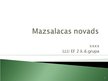 Презентация 'Mazsalacas novads', 1.