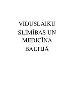 Конспект 'Viduslaiku medicīna', 1.