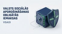 Презентация 'Valsts sociālās apdrošināšanas obligātās iemaksas', 1.