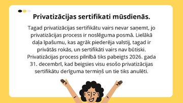 Презентация 'Privatizācija un privatizācijas sertifikats', 5.