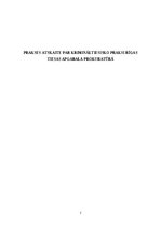 Отчёт по практике 'Krimināltiesiska prakse atskaite prokuratūrā', 1.