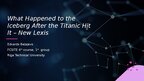 Презентация 'What Happened to the Iceberg After the Titanic Hit It – New Lexis', 1.
