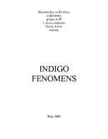 Реферат 'Indigo fenomens', 1.