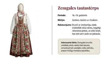 Презентация 'Latviešu tautastērps: dzīvais mantojums', 6.