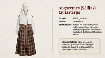 Презентация 'Latviešu tautastērps: dzīvais mantojums', 8.