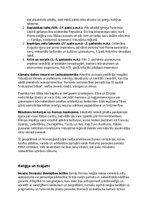 Конспект 'Senās Romas vēsture, kultūra, mitoloģija, sabiedrība un kultūras mantojums', 2.