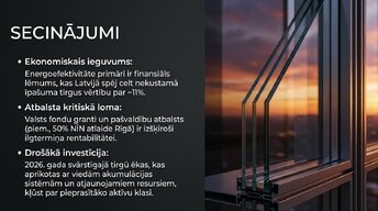Презентация 'Ekonomiskā efektivitāte investīcijām energoefektīvās ēkās Latvijā', 12.