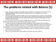 Презентация 'The Republic of Belarus and the European Union Partnership', 9.