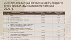 Презентация 'Ziemeļmaķedonijas ekonomiskās ģeogrāfijas un ārējās tirdzniecības raksturojums. ', 5.