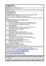 Отчёт по практике 'Rotaļnodarbības konspekts', 1.