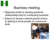 Презентация 'Business Etiquette in Nigeria', 17.