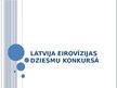 Презентация 'Latvija Eirovīzijas dziesmu konkursā', 1.