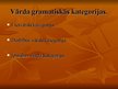 Презентация 'Vārda gramatiskā nozīme. Vārda darināšanas daudzveidīgās iespējas.Vārda gramat', 7.