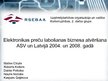 Презентация 'Elektronikas preču labošanas biznesa atvēršana ASV un Latvijā 2004. un 2008.gadā', 1.