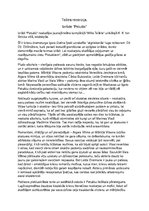 Эссе 'Teātra izrādes "Petuški" recenzija', 1.