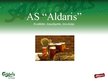 Презентация 'AS "Aldaris" - kvalitāte, baudījums, inovācija', 1.
