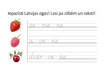Презентация 'Latviešu valodas uzdevumi 1. klasei', 3.