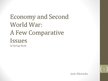 Конспект 'Economy and Second World War. Few Comparative Issues', 9.