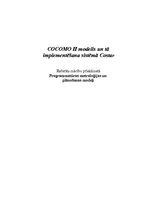 Реферат 'COCOMO II modelis un tā implementēšana sistēmā Costar', 1.