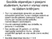 Презентация 'Valsts stipendiju lielums un saņēmēju skaits Latvijā un Lietuvā', 11.