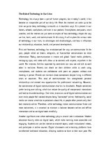 Эссе 'The Role of Technology in Our Lives', 1.