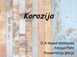 Презентация 'Korozija', 1.