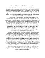 Эссе 'Kā koloniālisms ietekmēja Eiropas ekonomiku?', 1.