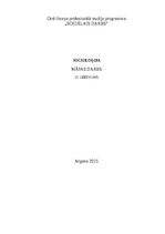Конспект 'Socioloģija', 1.
