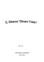 Реферат 'Čārlzs Dikenss "Olivers Tvists"', 1.