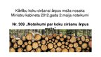 Презентация 'Ministru kabineta noteikumi Nr.309 "Noteikumi par koku ciršanu ārpus meža"', 2.