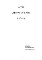 Реферат 'Andrejs Pumpurs', 1.