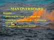 Презентация 'Man Overboard', 16.