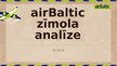 Презентация 'Zīmola airbaltic analīze', 1.