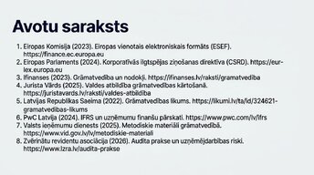 Презентация 'Grāmatvedības uzskaites regulējums Eiropas Savienībā', 12.