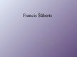 Презентация 'Francis Šūberts', 1.