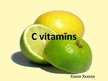 Презентация 'C vitamīns', 1.