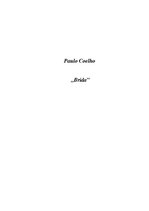 Эссе 'Paulo Coelho "Brida"', 1.
