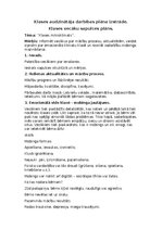 Конспект 'Klases vecāku sapulces plāns', 1.