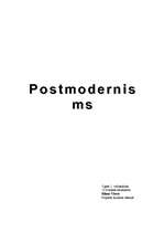 Эссе 'Postmodernisms', 1.