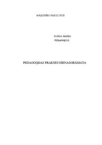 Отчёт по практике 'Pedagoģijas prakses dienasgrāmata', 1.