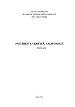 Реферат 'Noslīdeņi La Končitā, Kalifornijā', 1.