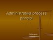 Презентация 'Administratīvā procesa principi', 1.