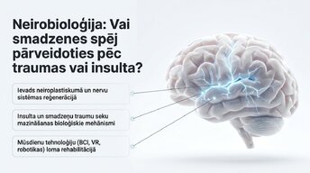 Презентация 'Vai smadzenes spēj pārveidoties pēc traumas vai insulta', 1.
