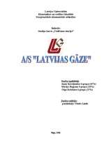 Реферат 'A/s "Latvijas Gāze"', 1.