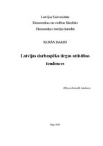 Реферат 'Latvijas darbaspēka tirgus attīstības tendences', 1.