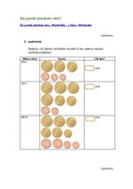 Образец документа 'Nodarbības plāns Matemātika 2. klase Nauda', 3.