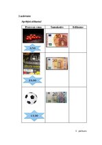 Образец документа 'Nodarbības plāns Matemātika 2. klase Nauda', 4.