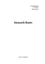 Реферат 'Imanuels Kants', 1.