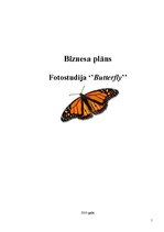 Бизнес план 'Biznesa plāns IK "Butterfly"', 1.